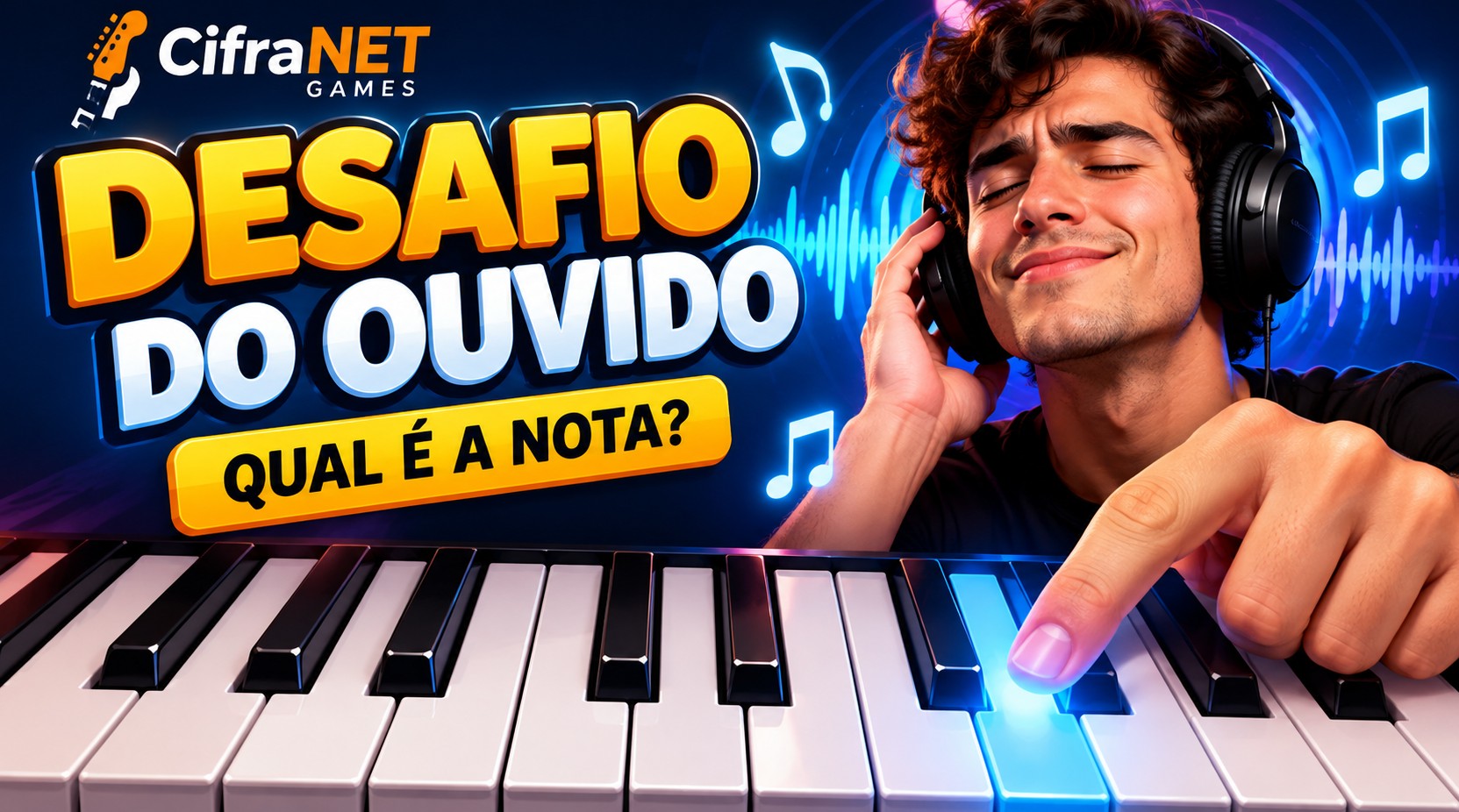 Imagem do jogo Desafio do Ouvido — CifraNET Games