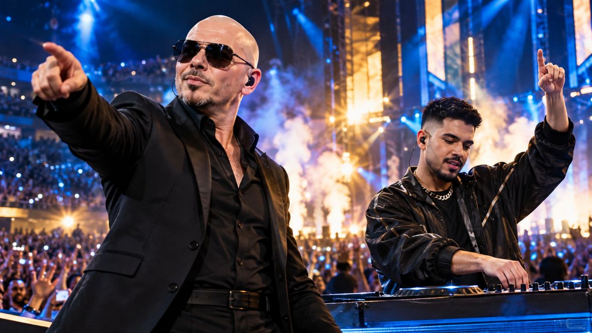 Pitbull anuncia retorno ao Brasil em 2027 com show exclusivo em São Paulo e Pedro Sampaio
