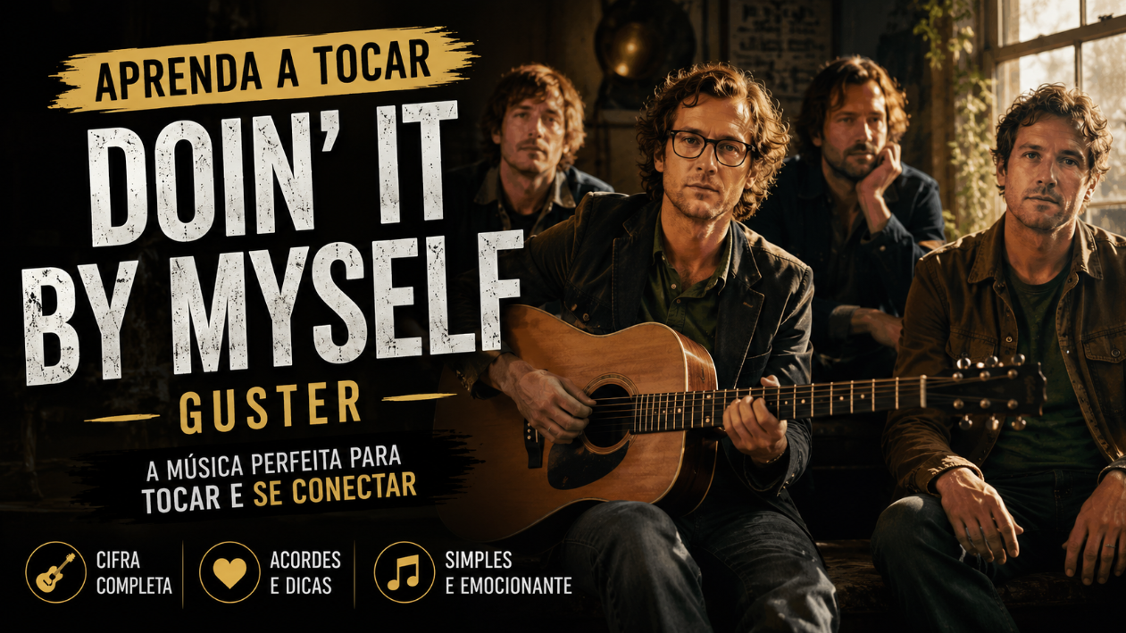Aprenda a tocar Doin' It By Myself no violão: a faixa introspectiva do Guster que conquista pela simplicidade