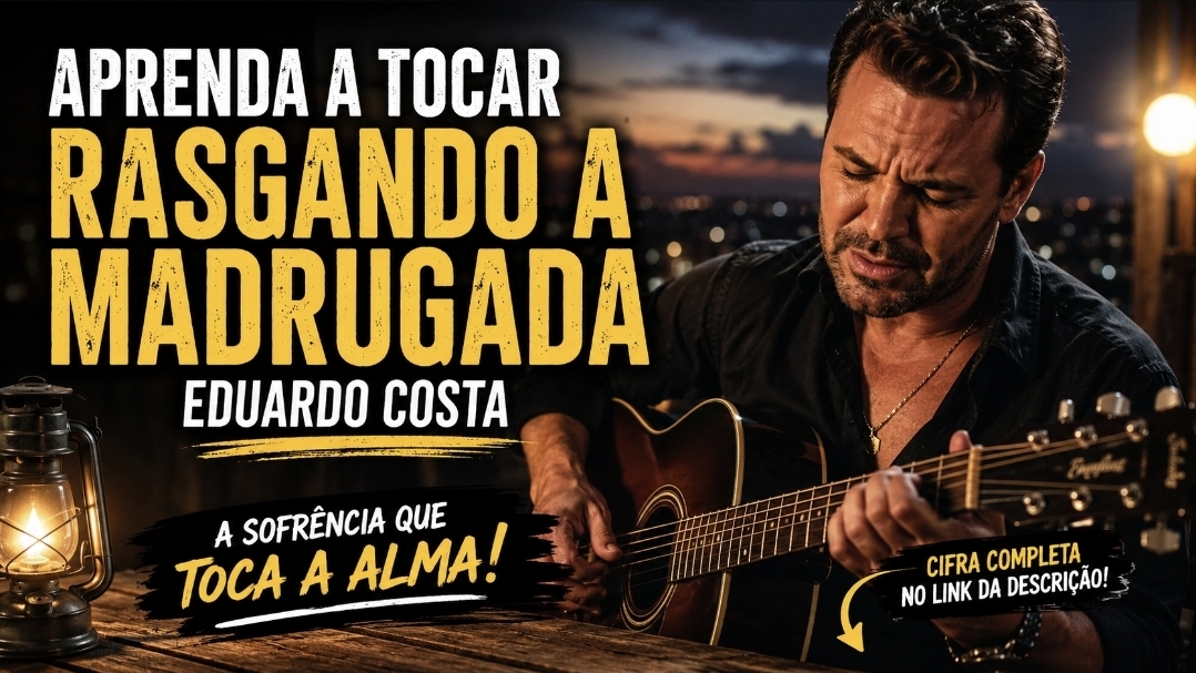 Aprenda a tocar Rasgando a Madrugada, a sofrência de Eduardo Costa perfeita para violão