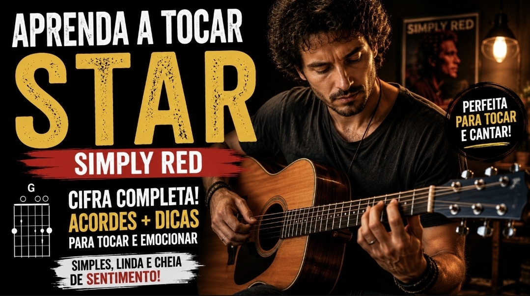 Aprenda a tocar Star, do Simply Red, a cifra que transforma sentimento em violão