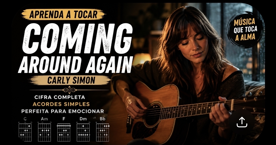 Learn to play Coming Around Again, by Carly Simon: the perfect song to get emotional on the guitar