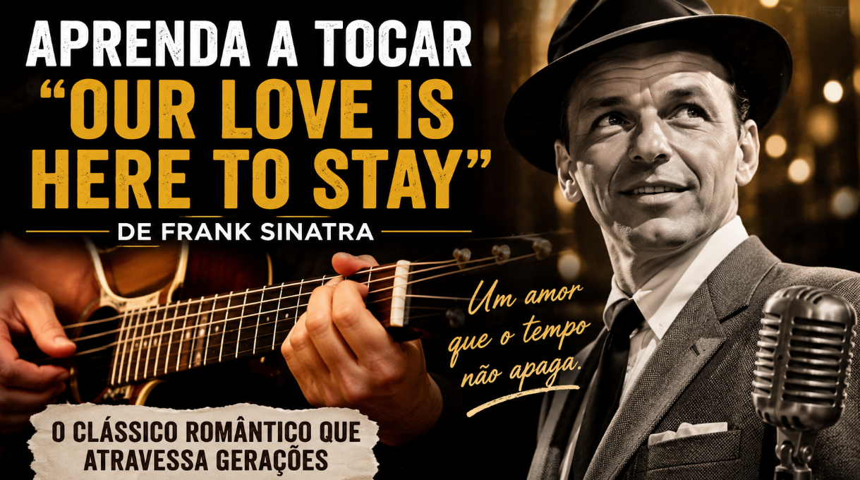 Aprenda a tocar "Our Love Is Here To Stay" de Frank Sinatra: o clássico romântico que atravessa gerações