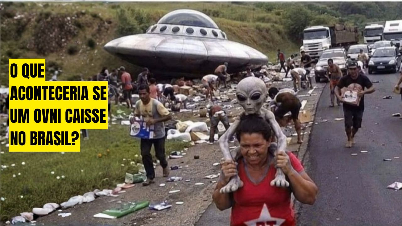 O QUE ACONTECERIA SE UM OVNI CAISSE NO BRASIL?