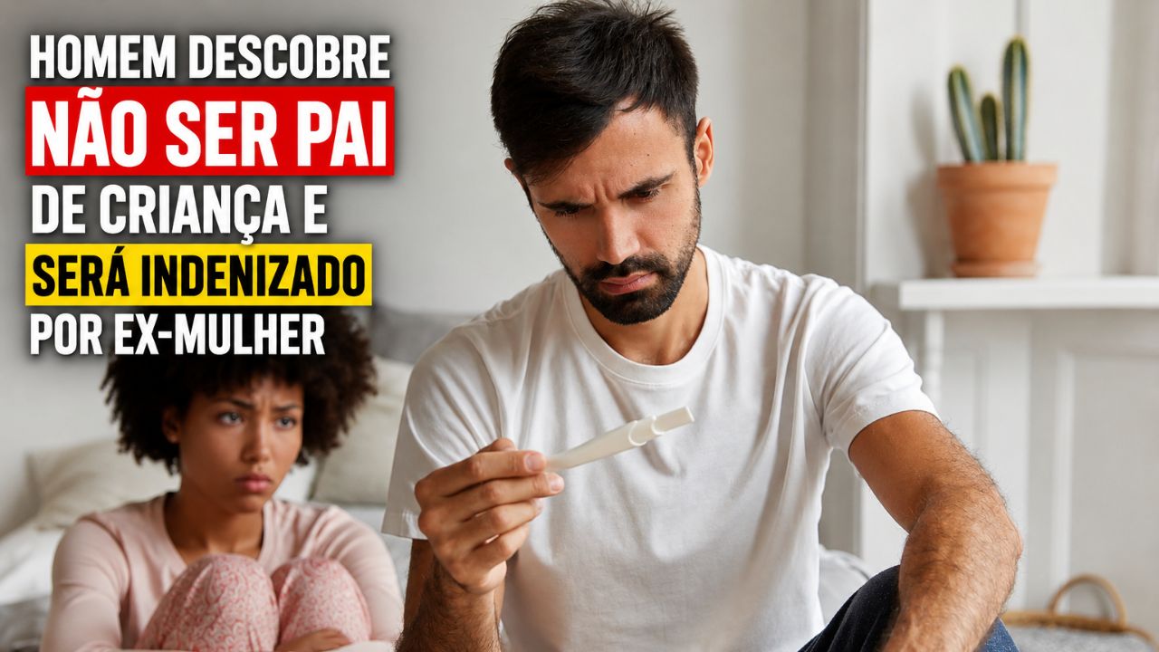 Homem descobre não ser pai de criança e será indenizado por ex-mulher